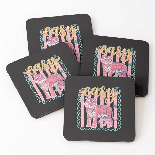 Item preview, Easy Tiger Coquette Preppy Aesthetic Pink Tiger Cute Trendy Gift designed and sold by kiralynstration.