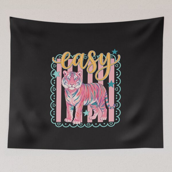 Item preview, Easy Tiger Coquette Preppy Aesthetic Pink Tiger Cute Trendy Gift designed and sold by kiralynstration.