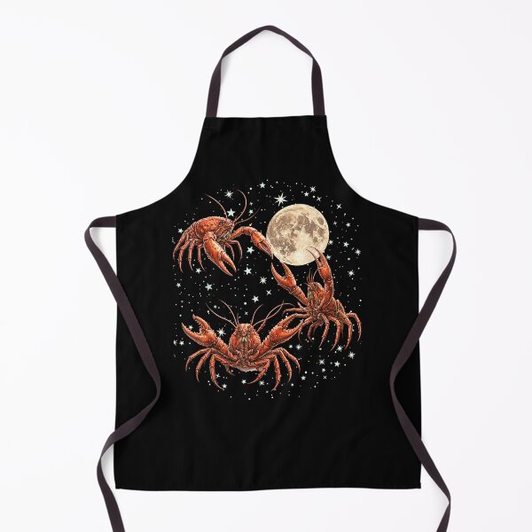 Item preview, Three Crawfish Moon Retro Southern Galaxy Space Animal designed and sold by ZalcArtStore.