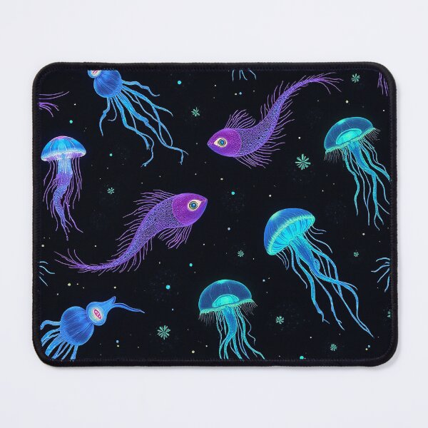 Item preview, Neon Ocean Wonders: Mystical Night Swim designed and sold by mittie101.