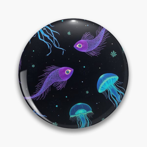 Item preview, Neon Ocean Wonders: Mystical Night Swim designed and sold by mittie101.