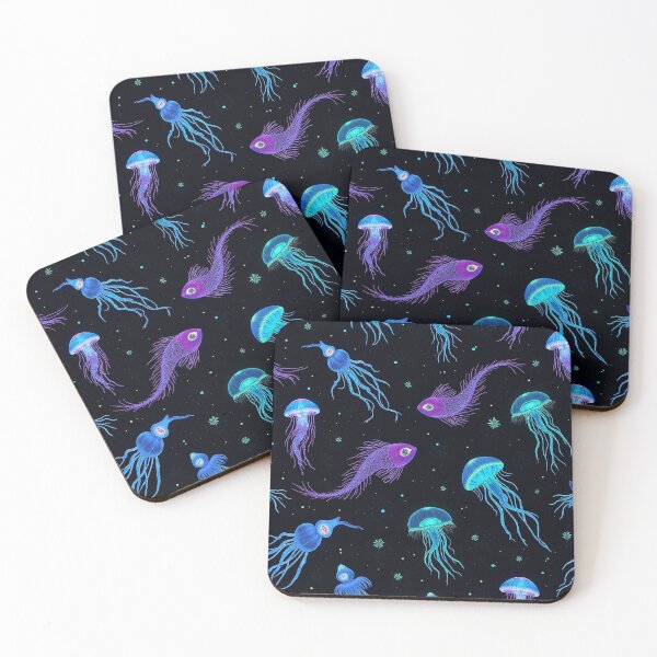Item preview, Neon Ocean Wonders: Mystical Night Swim designed and sold by mittie101.