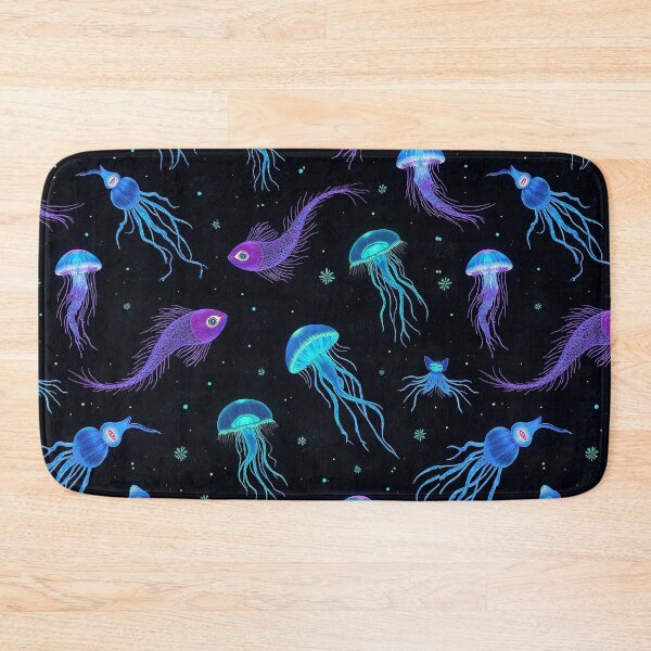 Item preview, Neon Ocean Wonders: Mystical Night Swim designed and sold by mittie101.