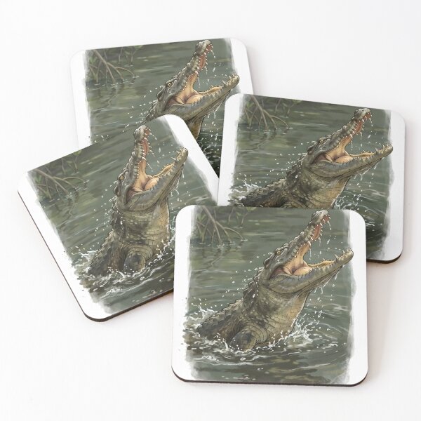 Item preview, Nile Crocodile Crocodylus Niloticus Ectothermic Reptile designed and sold by RubisLeaf.