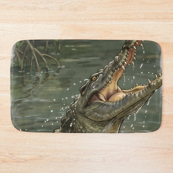 Item preview, Nile Crocodile Crocodylus Niloticus Ectothermic Reptile designed and sold by RubisLeaf.
