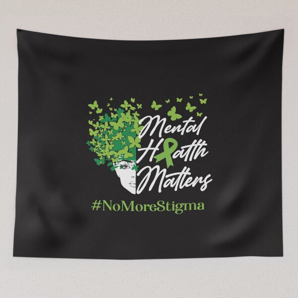 Item preview, Mental Health Matters End The Stigma Therapist Counselor Awareness Gift designed and sold by kiralynstration.