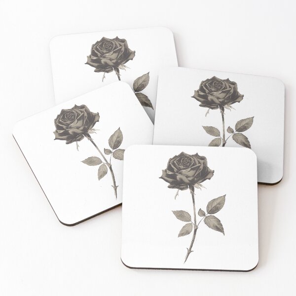 Item preview, All black rose  designed and sold by uunaa.