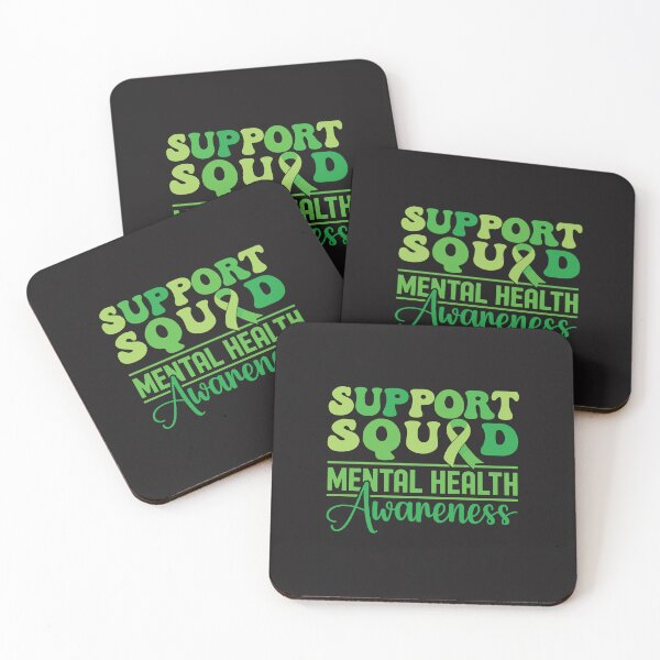 Item preview, Support Squad Mental Health Awareness Green Ribbon Kids Kindness Gift designed and sold by kiralynstration.