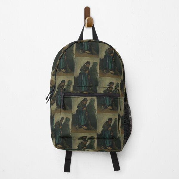 Item preview, Woman With a Broom by Vincent van Gogh: Moody Post Impressionist Poster designed and sold by artofuniverse.