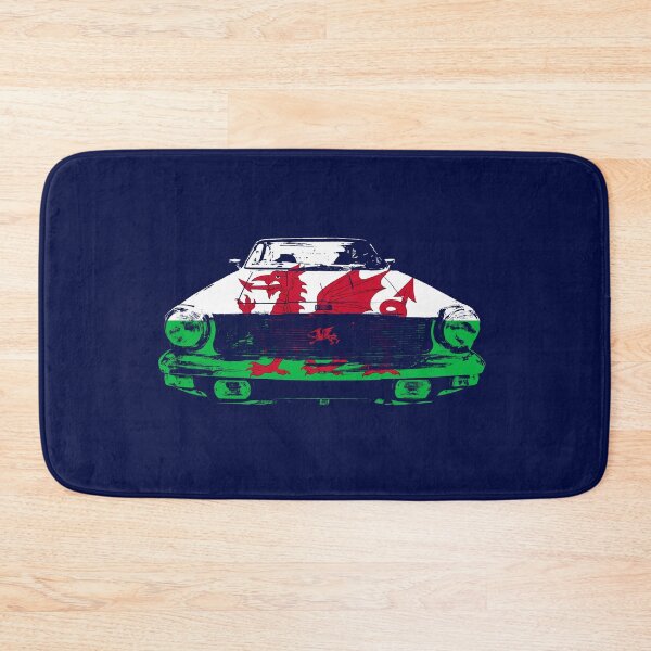 Item preview, Gilbern Invader Mk3 1970s classic car block Welsh flag designed and sold by soitwouldseem.