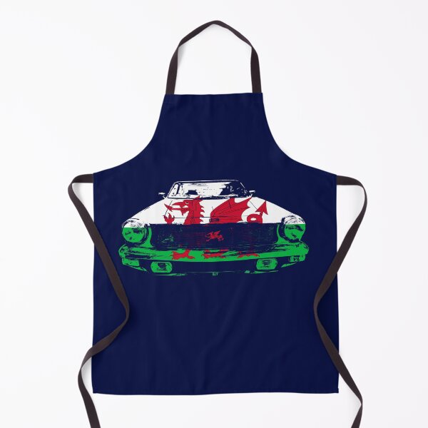 Item preview, Gilbern Invader Mk3 1970s classic car block Welsh flag designed and sold by soitwouldseem.