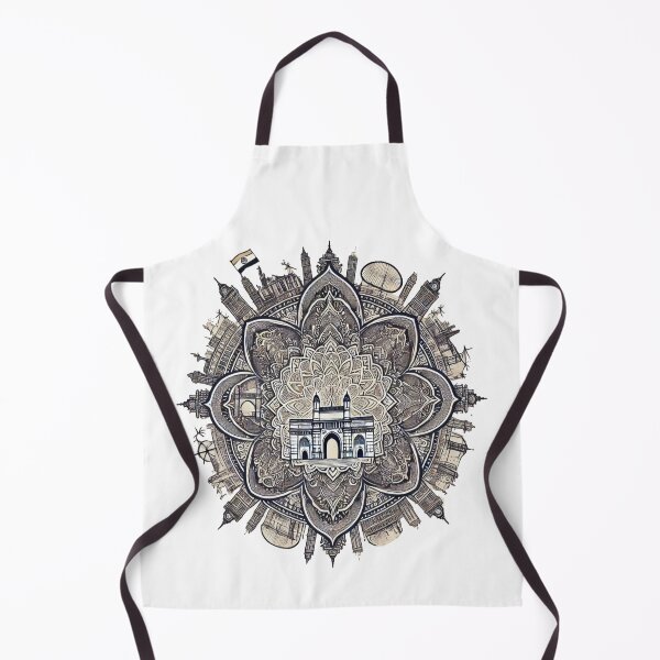Item preview, Mumbai Mandala Art | Gateway of India Intricate Cityscape Travel Design designed and sold by Globalcitytees.