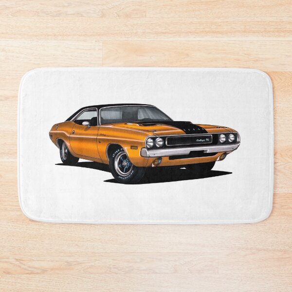 Item preview, Exclusive drawing legendary movie muscle car yellow Challenger R/T V8 Coupe designed and sold by Cars23.