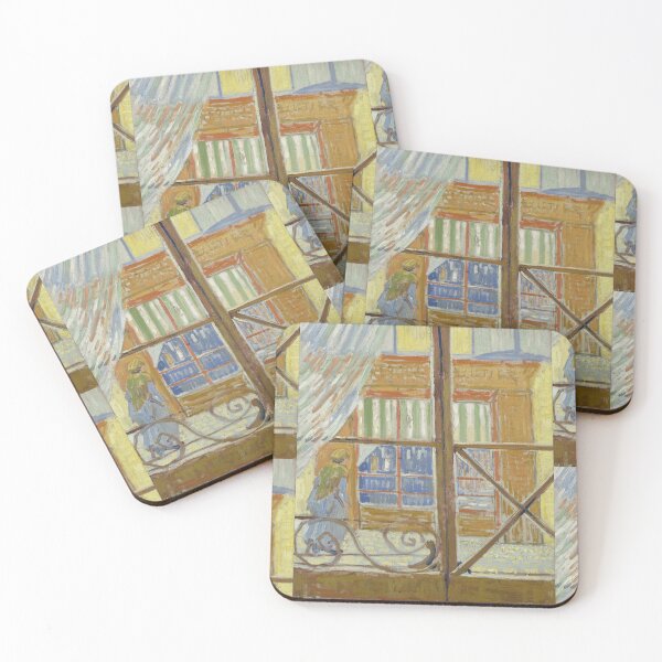 Item preview, View of a Butchers Shop by Vincent van Gogh: Post Impressionist city view designed and sold by artofuniverse.