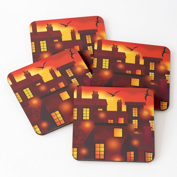 Item preview, Sunset Over City designed and sold by Andrew  Hitchen.