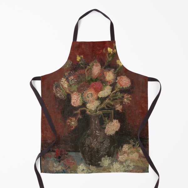Item preview, Vase With Chinese Asters and Gladioli by Vincent van Gogh: Floral Still Life Poster designed and sold by artofuniverse.