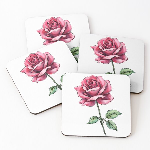 Artikelvorschau, Pinke Rose entworfen und verkauft von uunaa.
