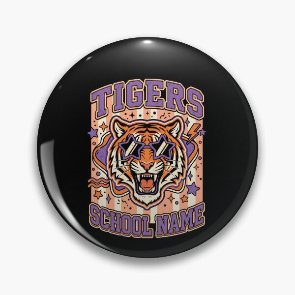 Item preview, Tigers School Name College Mascot Spirit Alumni Student Fan designed and sold by SofenArt.