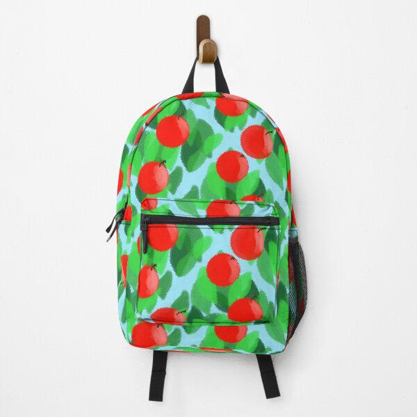 Item preview, Pixel Apples and Leaves on Soft Sky Blue designed and sold by JaygiesDesign.