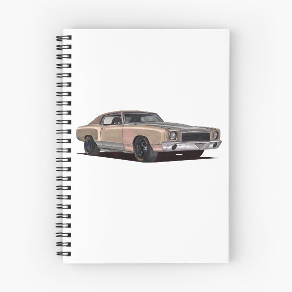 Item preview, Exclusive drawing legendary movie muscle car Chevy Monte Carlo Big block V8 Coupe designed and sold by Cars23.