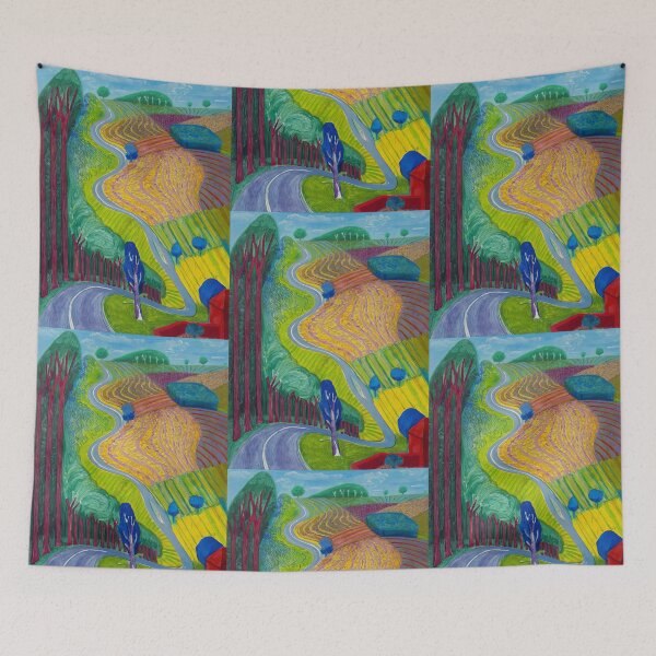Item preview, David Hockney Inspired Poolside Pop Art | Vibrant Modern California Style designed and sold by Bondira-Spono.