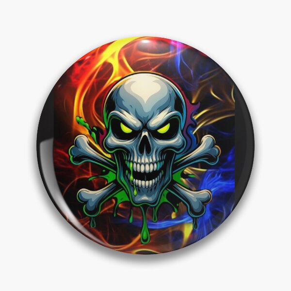 Item preview, Flaming  Skull designed and sold by Joshuasanga76a.