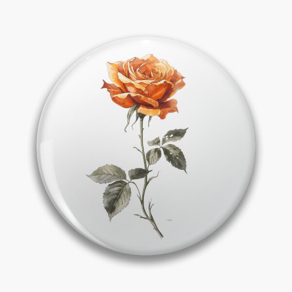 Item preview, Orange rose  designed and sold by uunaa.