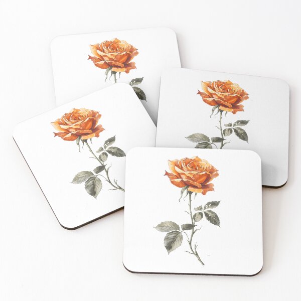 Item preview, Orange rose  designed and sold by uunaa.