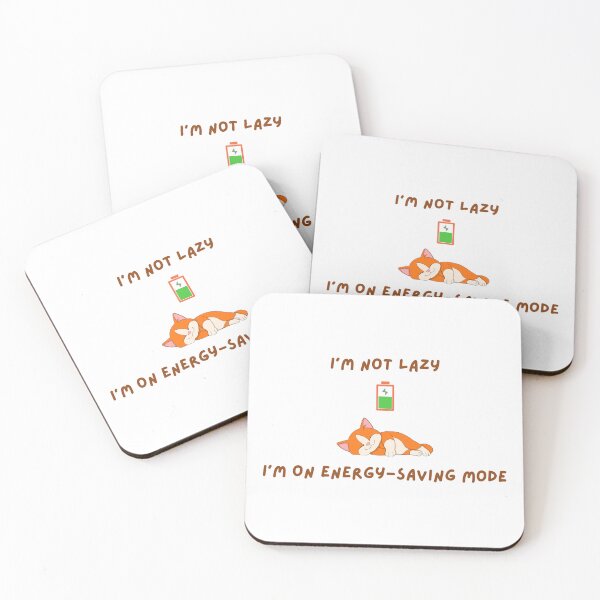 Item preview, Energy Saving Mode Sleeping Ginger Cat designed and sold by Rehnair.