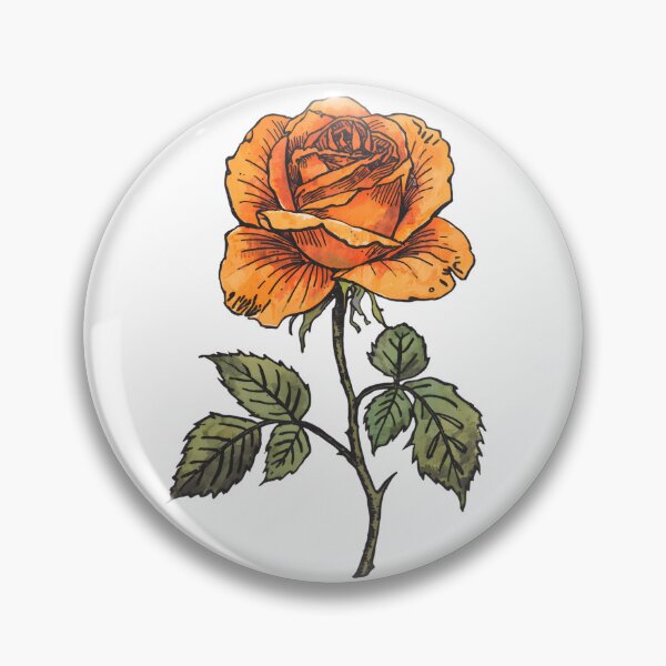 Item preview,  Orange rose  designed and sold by uunaa.
