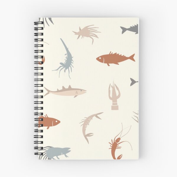 Item preview, Whimsical Marine Creatures on Cream Pattern designed and sold by mittie101.