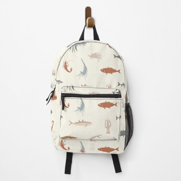 Item preview, Whimsical Marine Creatures on Cream Pattern designed and sold by mittie101.