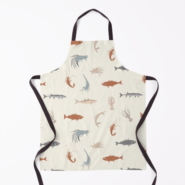 Item preview, Whimsical Marine Creatures on Cream Pattern designed and sold by mittie101.