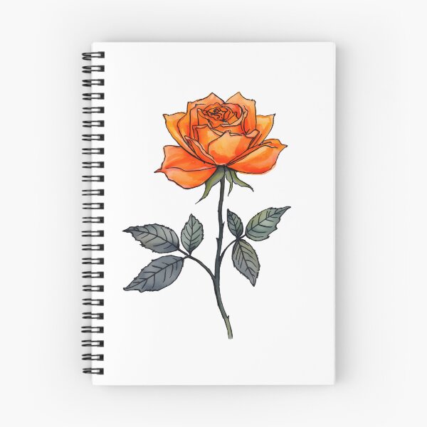 Item preview, Orange rose  designed and sold by uunaa.