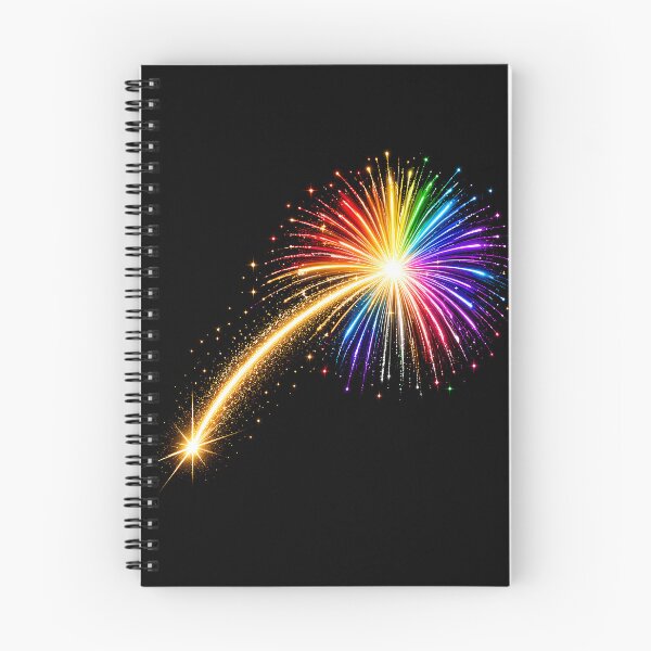 Item preview, MAKE A WISH – STREAKS OF PRIDE ⚡✨ – CORE BURST EDITION - DARK BACKGROUND designed and sold by WheelieGdArt.