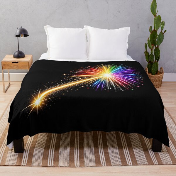 Item preview, MAKE A WISH – STREAKS OF PRIDE ⚡✨ – CORE BURST EDITION - DARK BACKGROUND designed and sold by WheelieGdArt.