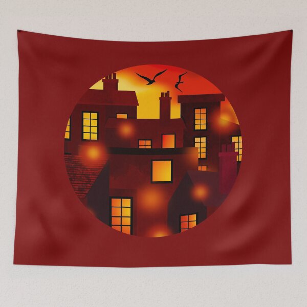 Item preview, Sunset Over City designed and sold by Andrew  Hitchen.