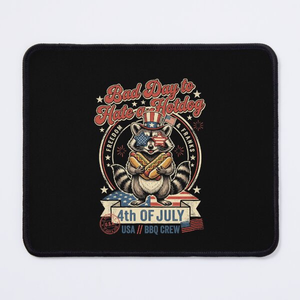 Item preview, Bad Day To Hate A Hotdog 4th Of July Independence Day American BBQ Crew designed and sold by SofenArt.