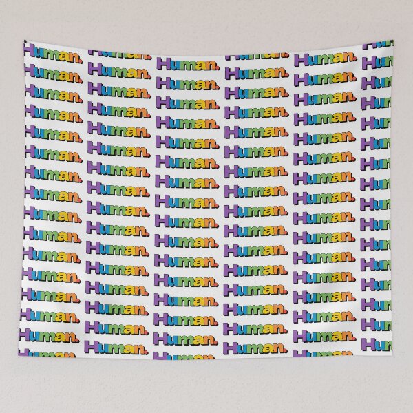 Item preview, Colorful Human Rainbow Pride Typography designed and sold by Be-bored.