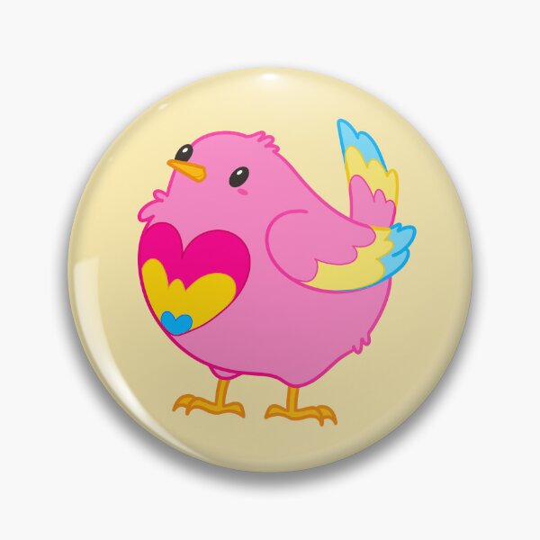Item preview, Panromantic Birdie designed and sold by Bouncy-Broccoli.