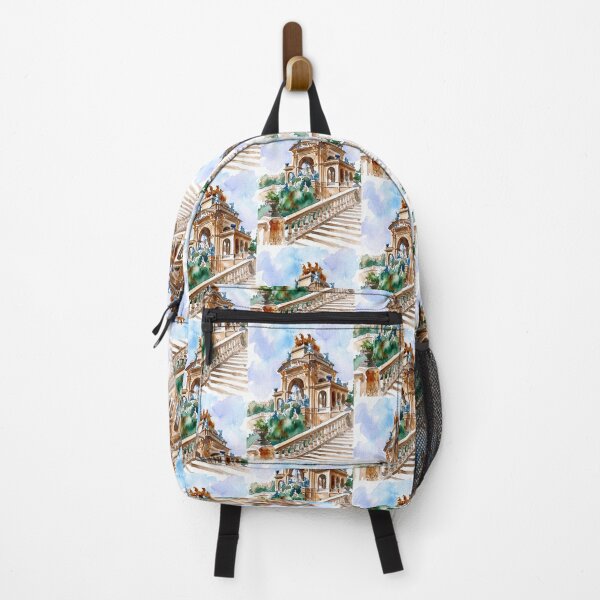 Item preview, Barcelona Watercolor Cascada Monumental Ciutadella designed and sold by caracatita75.