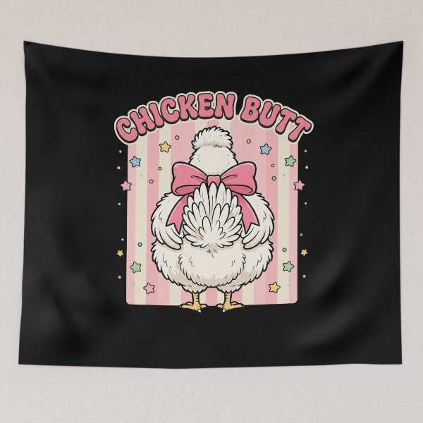 Item preview, Chicken Butt Funny Chicken Lover Farm Animal Humor designed and sold by SofenArt.