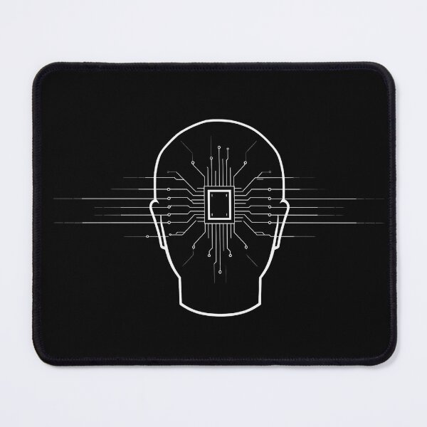 Item preview, Minimalist Neural Interface - Biohacker Circuit Head designed and sold by Quotable Gear.