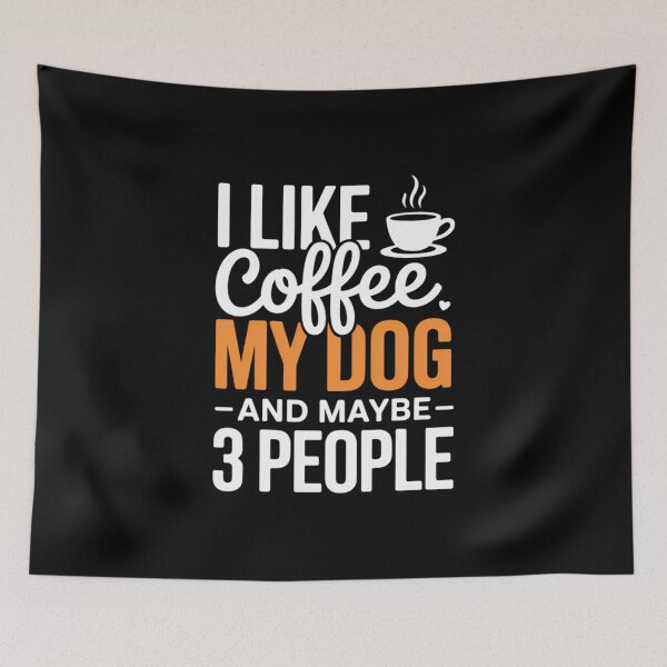 Item preview, I Like Coffee My Books and Maybe Like 3 People Book Lover designed and sold by FaithAbbott.