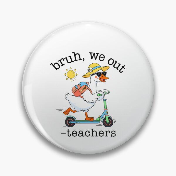 Item preview, Bruh, We Out -Teachers End Of School Summer Break Educator designed and sold by SofenArt.