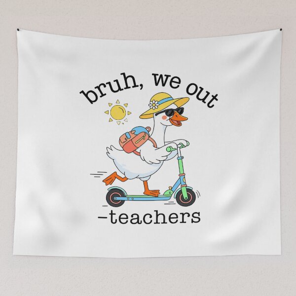 Item preview, Bruh, We Out -Teachers End Of School Summer Break Educator designed and sold by SofenArt.