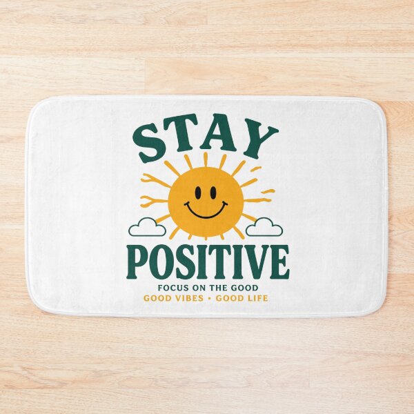 Item preview, Stay Positive Smiley – Good Vibes Only Cute Happy Graphic Tee designed and sold by MWSailingClub.