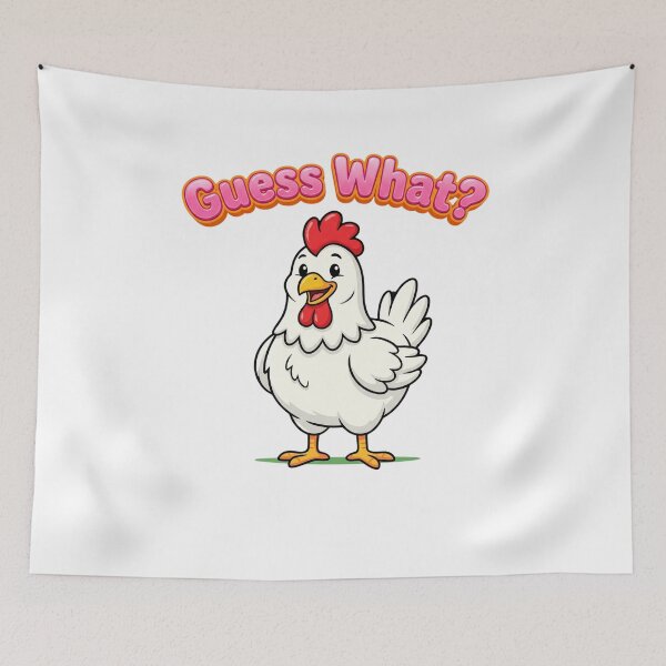 Item preview, Guess What? Funny Chicken Lover Farm Animal Humor designed and sold by SofenArt.