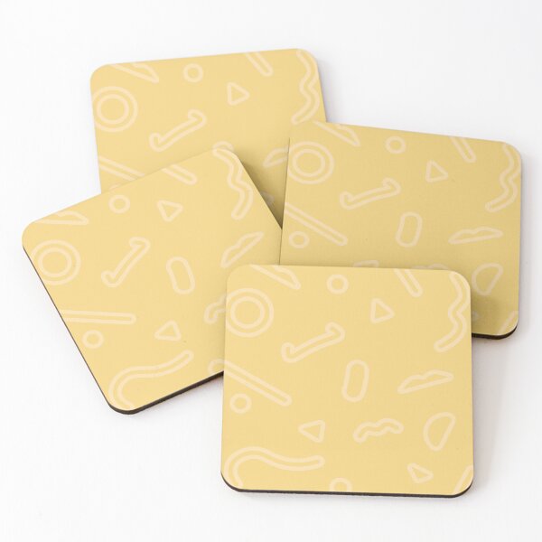 Item preview, Yellow Tomodachi Pattern designed and sold by galaxydaydreams.