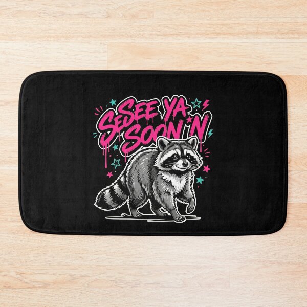 Item preview, See Ya Soon'n Raccoon Wildlife Animal Lover designed and sold by SofenArt.